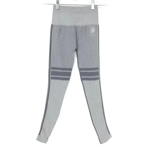 Bombshell Sportswear Women's Size XS Pro Seamless Leggings Gray - Picture 2 of 7